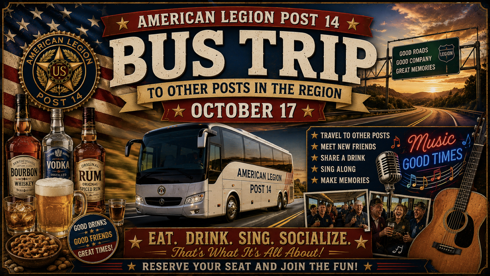 Annual Bus Trip to Various American Legions in the Region. image