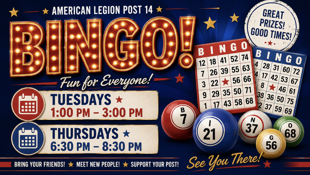 Play Bingo In The Commanders Ballroom image